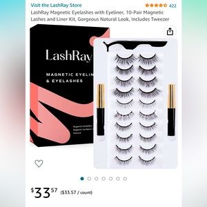 Lash Ray magnetic eyeliner and eyelashes